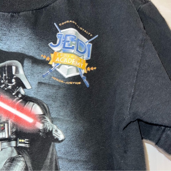 Disney world Child Shirt Star Wars 2011 Darth Vader Hewy Dewy Louie sz M Jedi - Picture 2 of 3
